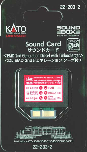 Series E259 N'EX N scale Kato 22-203-8 UNITRACK Sound Card 