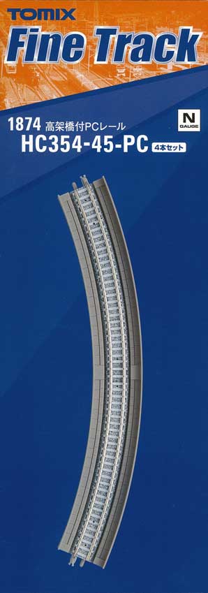 新品』『お取り寄せ』{RWM}1871 Fine Track(ファイントラック) 高架橋付PCレールHC280-45-PC(F)(4本セット)  Nゲージ 鉄道模型 TOMIX(トミックス)(20151031) 新着